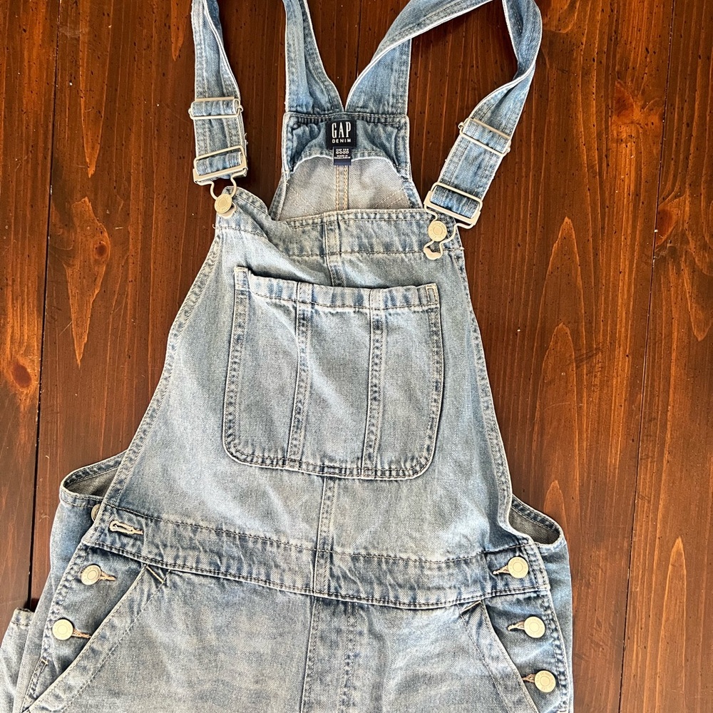 GAP Light Blue Denim Overalls